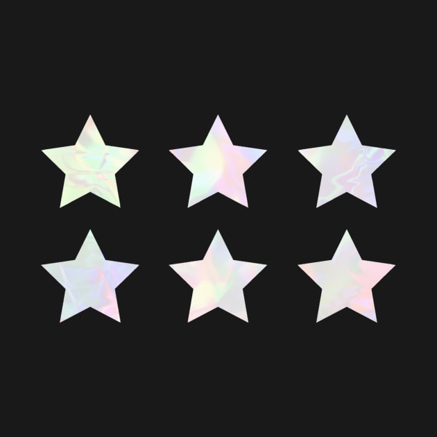 Iridescent star pattern by LukjanovArt