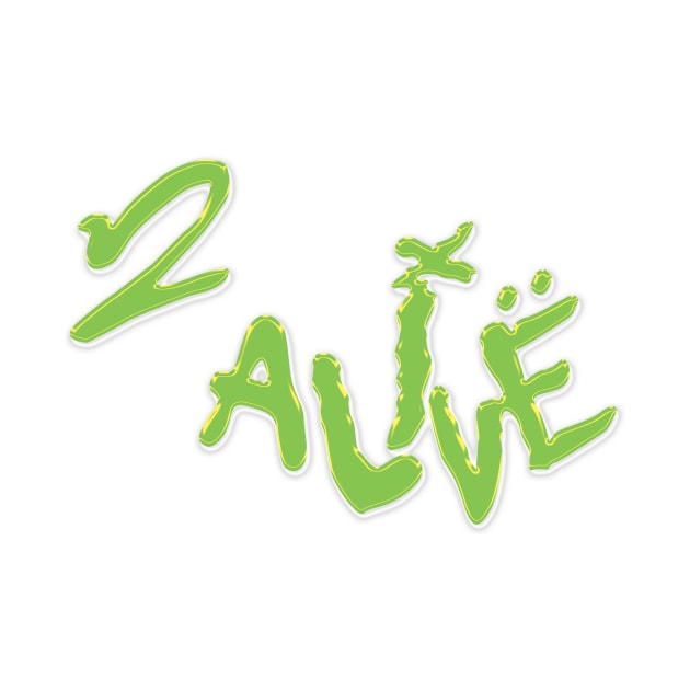 2 Alive Yeat Album Logo by Scarlett Blue