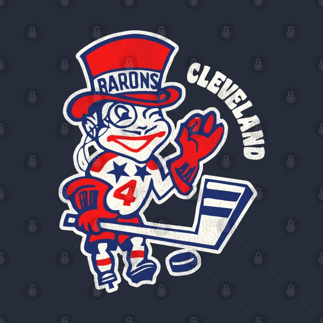 Retro Defunct Cleveland Barons Hockey Team '76-'78 by darklordpug