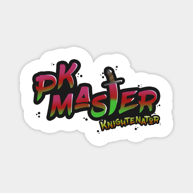 Pk Master (red green) Magnet by Knightenator