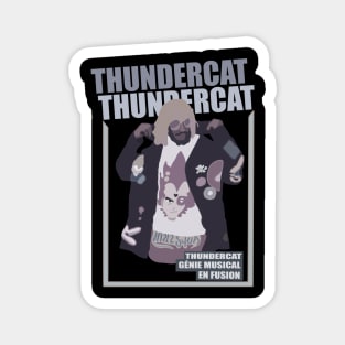 Thundercat Retro Monotone Design Magnet