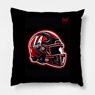 Bwn Radio Fantasy Football LaFargeville Giants Helmet Design Pillow