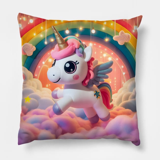 Discover Adorable Baby Cartoon Designs for Your Little Ones - Cute, Tender, and Playful Infant Illustrations! Pillow by insaneLEDP