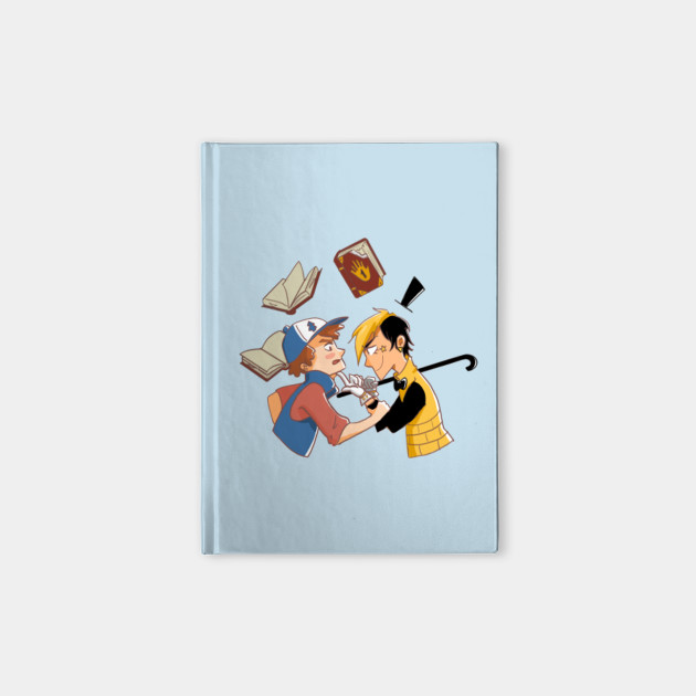 Bill Cipher X Dipper Pines Gravity Falls Gravity Falls Cuaderno Teepublic Mx