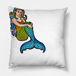 Pretty Mermaid Pillow