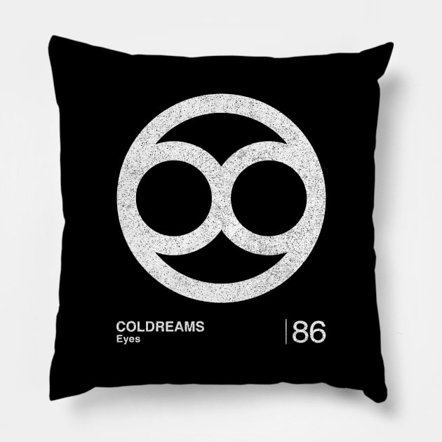 Coldreams / Minimalist Graphic Artwork Fan Design Pillow by saudade
