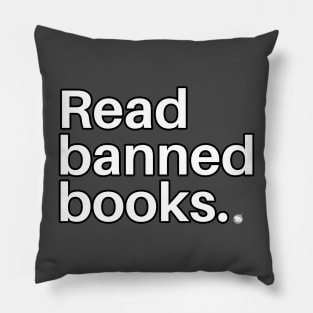 Read Banned Books Pillow