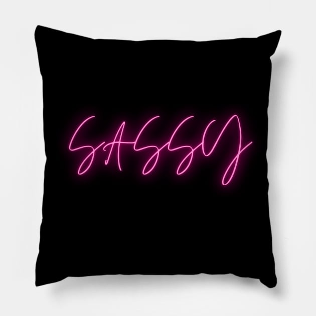 Sassy Pillow by Catchy Phase