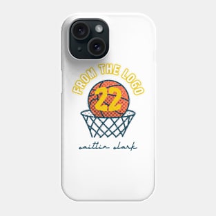 Iowa Caitlin Clark 22 From The Logo Phone Case