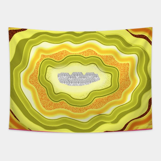 Bright Agate #10 Tapestry by wagnerps