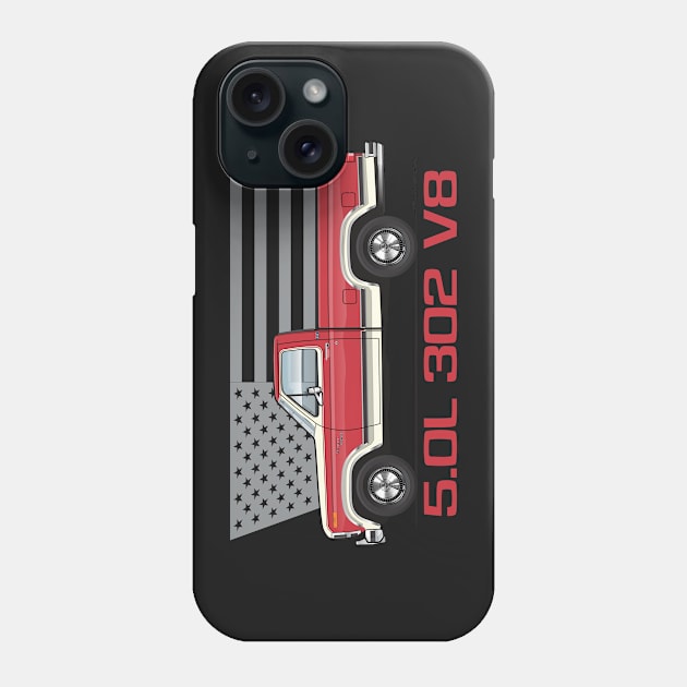 5.0L-Candyapple Red Phone Case by JRCustoms44