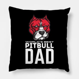 World's Best Pitbull Dad Pillow