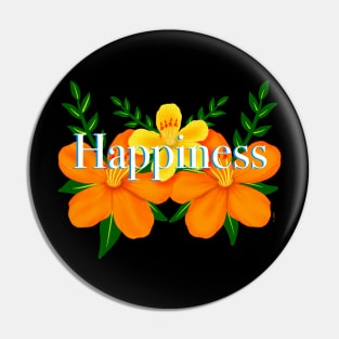 Happiness hibiscus flowers Pin