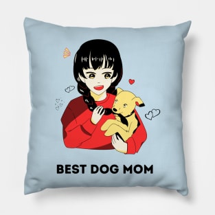 Best Dog Mom Ever -  Anime Pillow