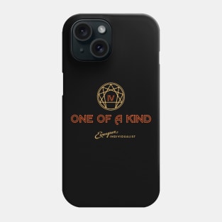 Enneagram 4 Typography Phone Case