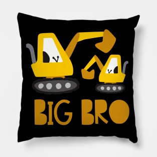 Young Big Brother Excavator Announce Youngsters Pillow