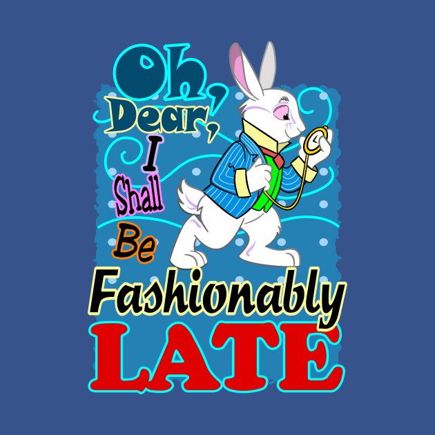 White Rabbit, Fashionably Late by Toonicorn