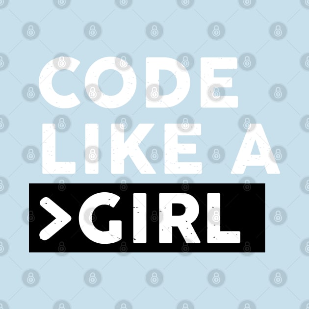 Code Like a Girl - Blue by alissawang