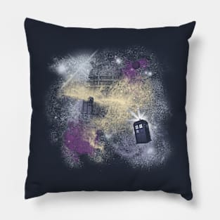 Through Time and Space Pillow