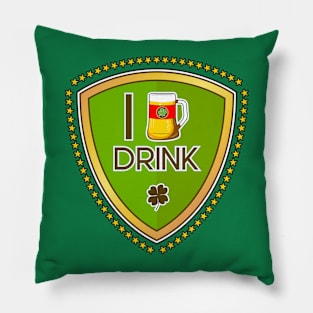 I Beer Drink Pillow