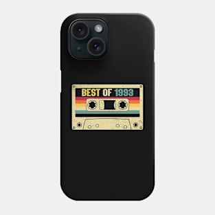 Best Of 1993 31st Birthday Gifts Cassette Tape Vintage Phone Case