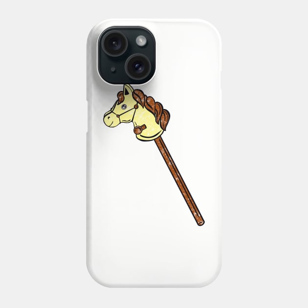 Yellow Stick Horse Phone Case by missmann