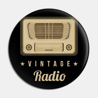 Vintage Radio Pin