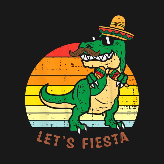 Let's Fiesta Mexican Dino Trex Cinco De Mayo Toddler Boys by New Hights