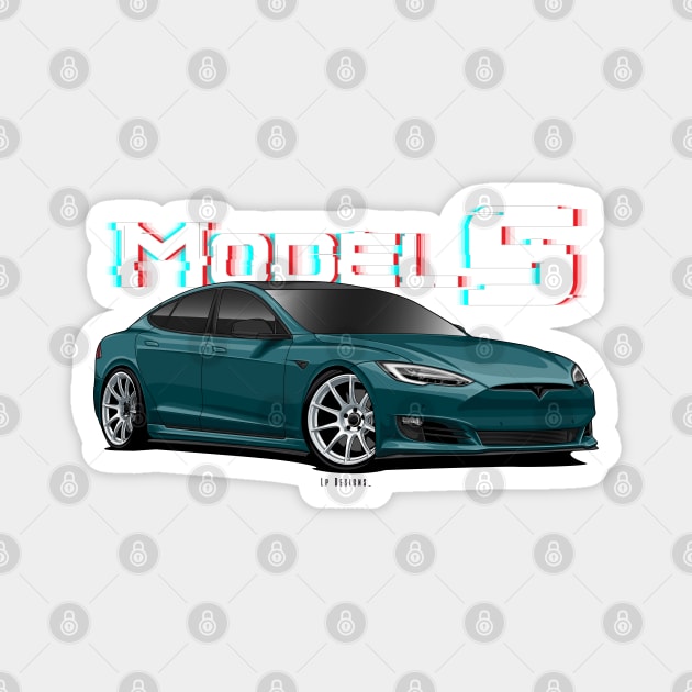 Model S Magnet by LpDesigns_