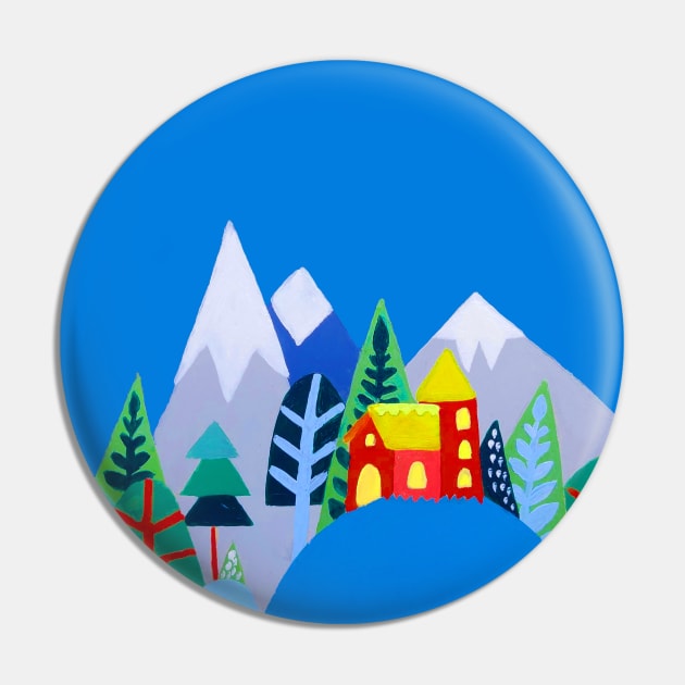 The Alps Pin by TatersonAndCo