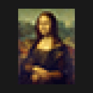 Mona Lisa Pixels T-Shirt