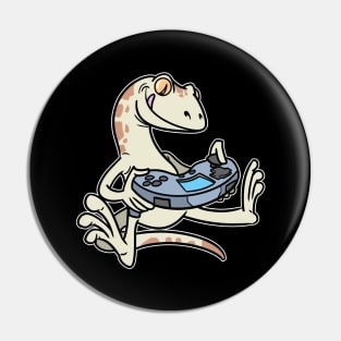 Gaming Gamer Gecko Controller Lizards Pin