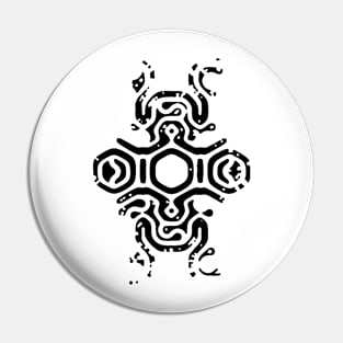 Colossus Weak Point - black sigil Pin