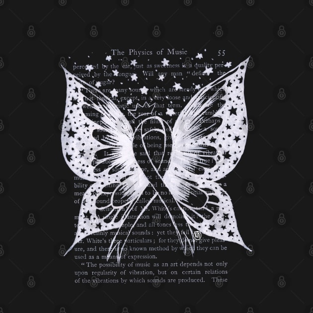 Thyroid Cancer Ribbon w/ wings- white by Polkadotdreamer