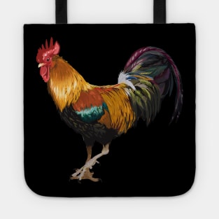 Many Colored Rooster Tote