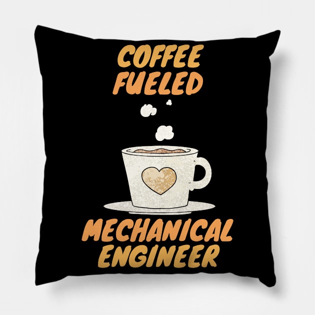 coffee fueled mechanical engineer Pillow by SnowballSteps