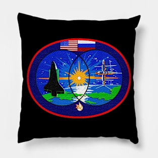 Black Panther Art - NASA Space Badge 47 Pillow