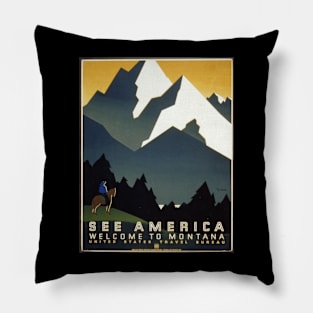 See Montana! Pillow