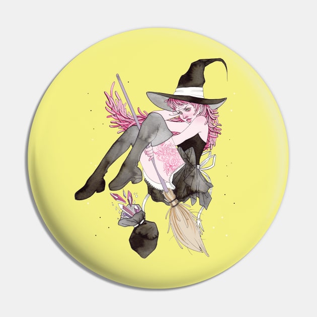 The witch with the gems Pin by SeriSeli