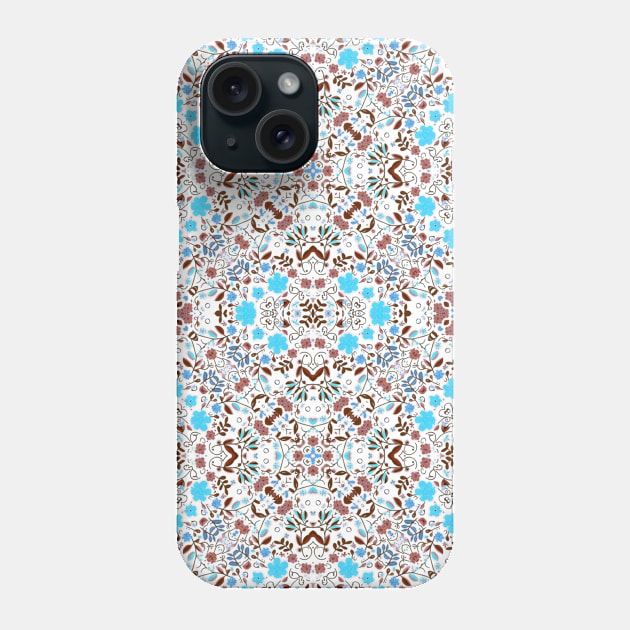 Vector floral patterns that remind you of nature Phone Case by Eddga