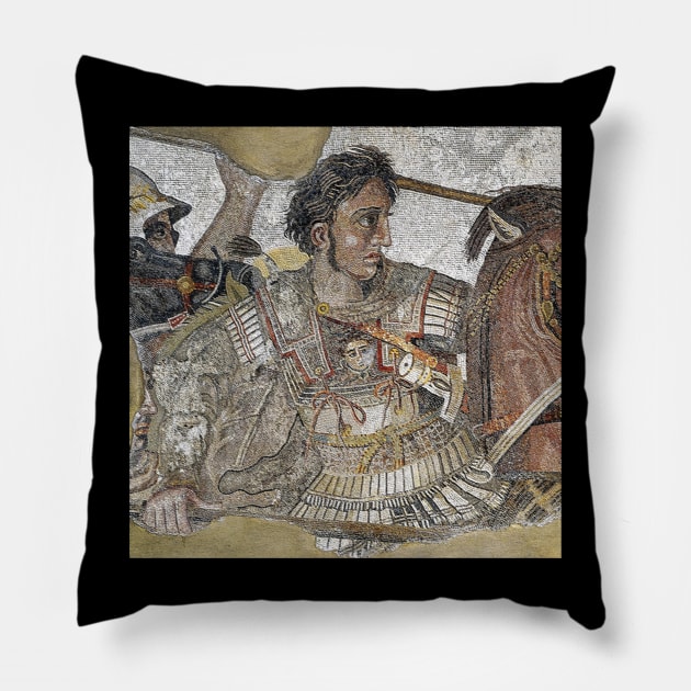 Alexander The Great Mozaic Pillow by Embrace Masculinity