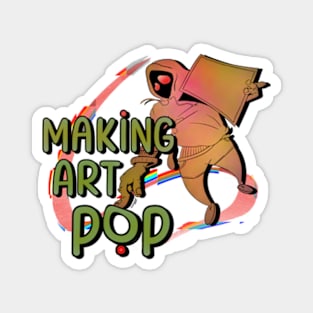 Pop Art Making Magnet