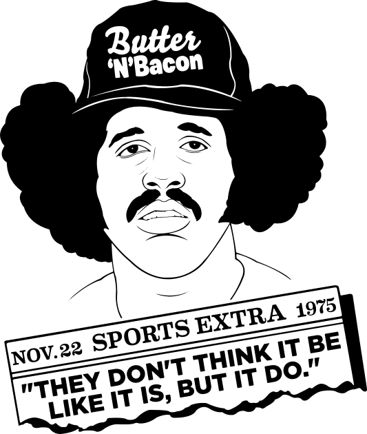 Oscar Gamble Kids T-Shirt by ButterNBacon