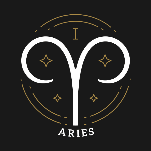 Aries Zodiac Sign Horoscope Birthday Present Gift by JaeSlaysDragons