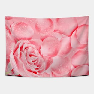 Rose Flower Petals Tapestry