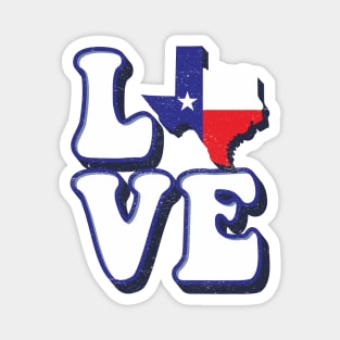 Love Texas Magnet