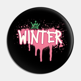 Winter Aespa Graffiti Pin