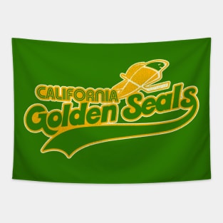 Defunct California Golden Seals Hockey Team Tapestry