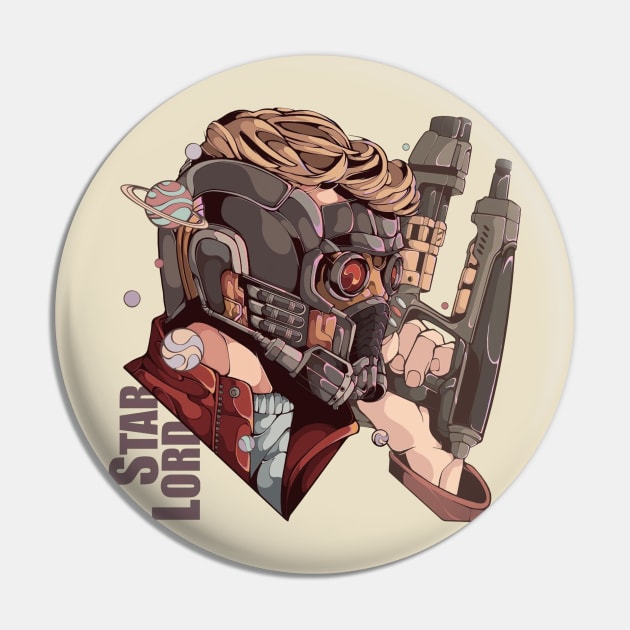 star lord Pin by i want money