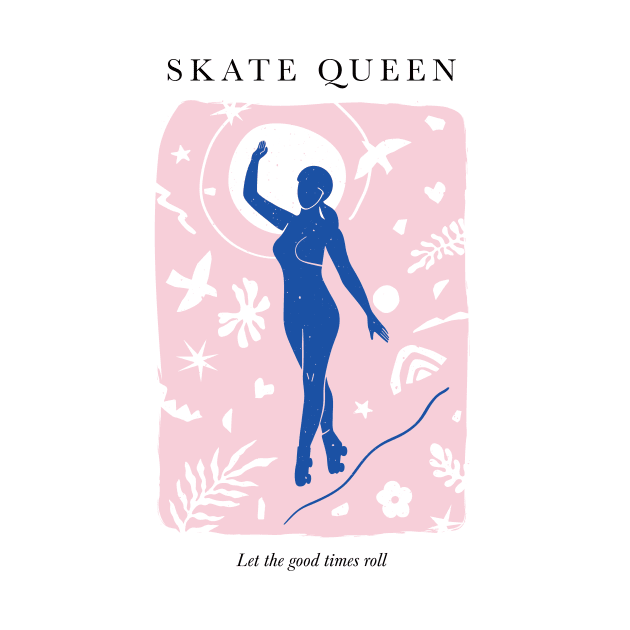 Skate Queen in Mattisse Blue by Skate Charmer